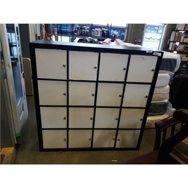 12 CUBBIE BLACK CUBICLE SHELF