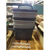 Image 2 : LOT OF RUBBERMAID STORAGE TOTES