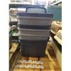 Image 2 : LOT OF RUBBERMAID STORAGE TOTES