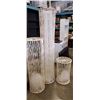 Image 1 : 3 DECORATIVE WEDDING/ EVENT PEDESTALS