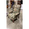 Image 7 : PAIR OF QUEEN ANNE WINGBACK PUSH BACK RECLINERS