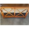 Image 2 : RUSTIC LOOK SLIDING DOOR CABINET