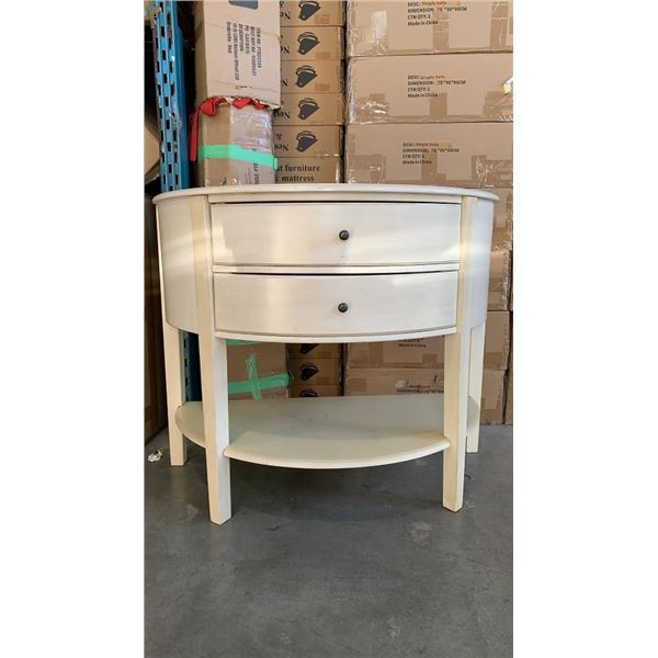 LARGE 2 DRAWER D TABLE