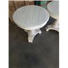 Image 2 : PAIR OF ROUND ASHLEY NIGHT TABLES