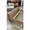 Image 4 : WOODWORKS "HARTLEY BAY" QUEEN SIZE BEDFRAME  - CANADIAN BUILT, WEATHERED GREY STAIN , EXCELLENT COND