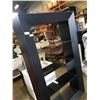 Image 3 : BLACK FINISH SOLID WOOD MODERN DISPLAY SHELF, WITH 3 SMOKED BLACK GLASS DISPLAYS, CAN BE ILLUMINATED