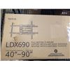 Image 2 : KANTO LDX690 40"-90" FULL MOTION TV WALL MOUNT - RETAIL $199