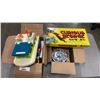 Image 1 : LOT OF VINTAGE AND COLLECTIBLE KIDS TOYS, BOOKS, AND CURIOUS GEORGE GAME