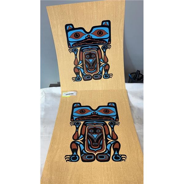 2 NATIVE ART POSTERS