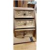 Image 11 : REPRODUCTION PINE HAND CARVED DROP FRONT DESK