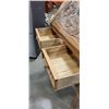 Image 3 : REPRODUCTION PINE HAND CARVED DROP FRONT DESK