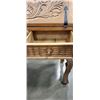 Image 4 : REPRODUCTION PINE HAND CARVED DROP FRONT DESK