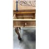 Image 5 : REPRODUCTION PINE HAND CARVED DROP FRONT DESK
