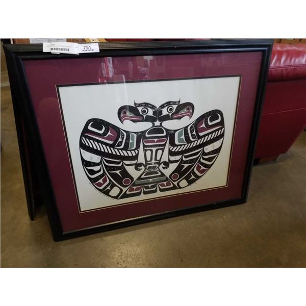 DOUBLE HEADED THUNDERBIRD, LIMITED EDITION PRINT, UNKNOWN AUTOGRPAH