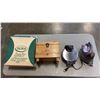 Image 1 : VINTAGE HAIR DRYER, SHOE SHINE BOX, STEAMER AND WAFFLE IRON