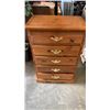 Image 1 : PINE 5 DRAWER HIGHBOY DRESSER