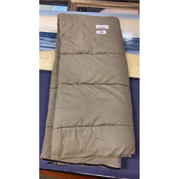 NORTH 49 INFLATABLE CAMP MAT AND SLEEPING BAG