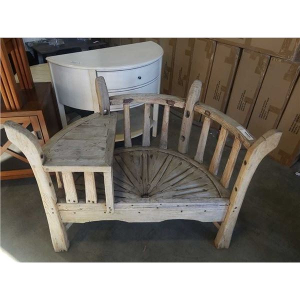 UNIQUE WOODEN PATIO CHAIR