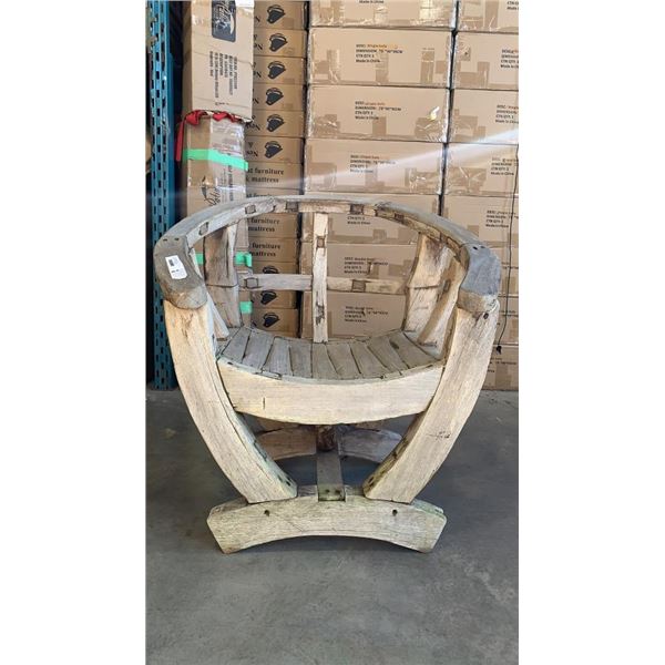 UNIQUE WOODEN PATIO CHAIR