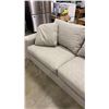 Image 2 : STYLUS "CANNON" QUEEN SIZE SOFA BED - CANADIAN MADE, SOLID WOOD FRAME, FEATHER DOWN SEAT AND BACK W/