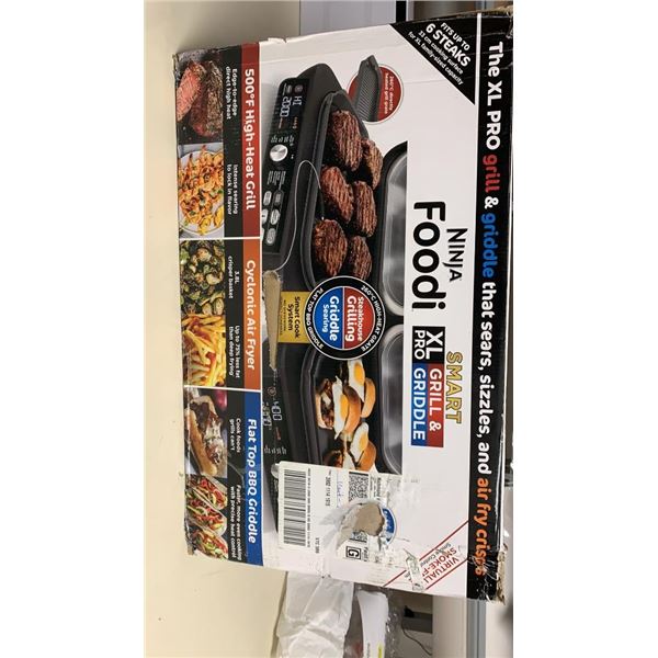 NINJA FOODI XL SMART GRILL TESTED AND WORKING - RETAIL $469