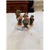 Image 1 : 3 ANTIQUE W. GERMAN GOEBEL HUMMEL FIGURINES  ALL ARE STAMPED, NO CHIPS OR CRACKS