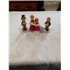 Image 1 : 3 ANTIQUE W. GERMAN GOEBEL HUMMEL FIGURINES  ALL ARE STAMPED, NO CHIPS OR CRACKS