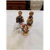 Image 1 : 3 ANTIQUE W. GERMAN GOEBEL HUMMEL FIGURINES  ALL ARE STAMPED, NO CHIPS OR CRACKS