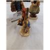 Image 2 : 3 ANTIQUE W. GERMAN GOEBEL HUMMEL FIGURINES  ALL ARE STAMPED, NO CHIPS OR CRACKS