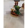 Image 3 : 3 ANTIQUE W. GERMAN GOEBEL HUMMEL FIGURINES  ALL ARE STAMPED, NO CHIPS OR CRACKS