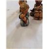 Image 2 : 3 ANTIQUE W. GERMAN GOEBEL HUMMEL FIGURINES  ALL ARE STAMPED, NO CHIPS OR CRACKS