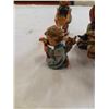 Image 3 : 3 ANTIQUE W. GERMAN GOEBEL HUMMEL FIGURINES  ALL ARE STAMPED, NO CHIPS OR CRACKS
