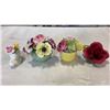 Image 1 : 4 SMALL ANTIQUE FLORALS, 2 STAFFORDSHIRE, 1 NAPOLEON, 1 RADNOR