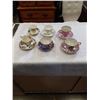 Image 1 : LOT OF 6 ANTIQUE CUP AND SAUCER SETS