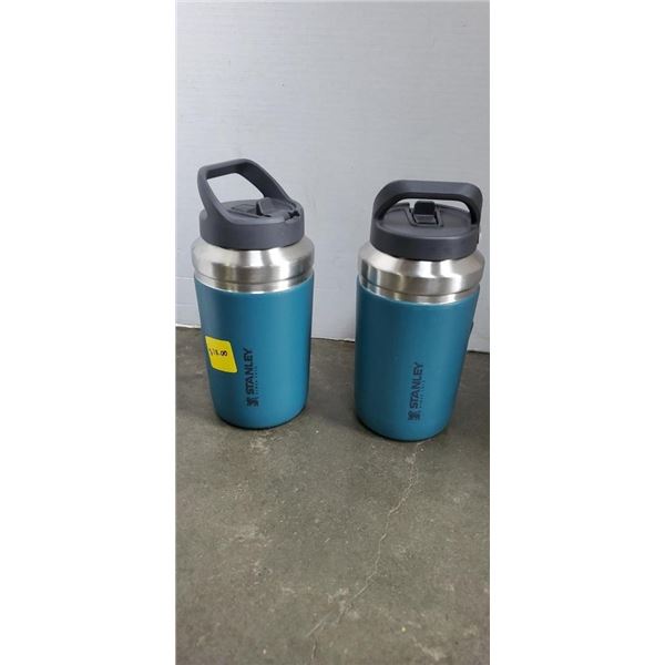 2  AS NEW STANLEY TRAVEL DRINK CONTAINERS RETAIL $160