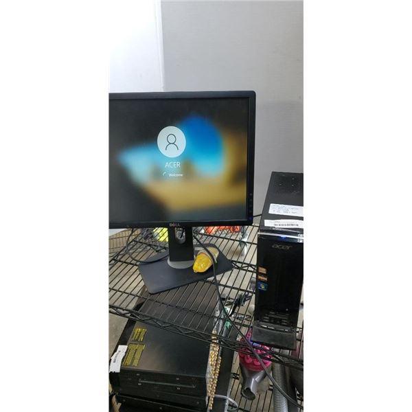 ACER A8 TOWER WITH WINDOWS 10 UPDATES, NO PASSWORD 8 GB DDR3 RAM, 2TB HDD INCLUDES MONITOR AND MOUSE