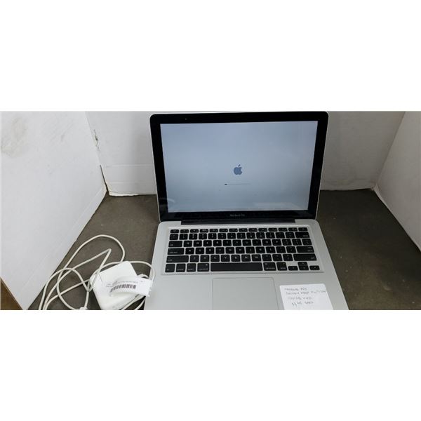 MACBOOK PRO FACTORY RESET WITH 120GB HDD, 4 GB RAM WITH ADAPTER