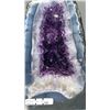 Image 2 : 10 X 6 INCH AMETHYST GEODE CATHEDRAL FROM BRAZIL, HIGH GRADE COLOUR - RETAIL $4000