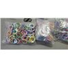 Image 2 : 7 BAGS OF NEW COLORED KEYRINGS AND DOUBLE ENDED CLIPS RETAIL $150