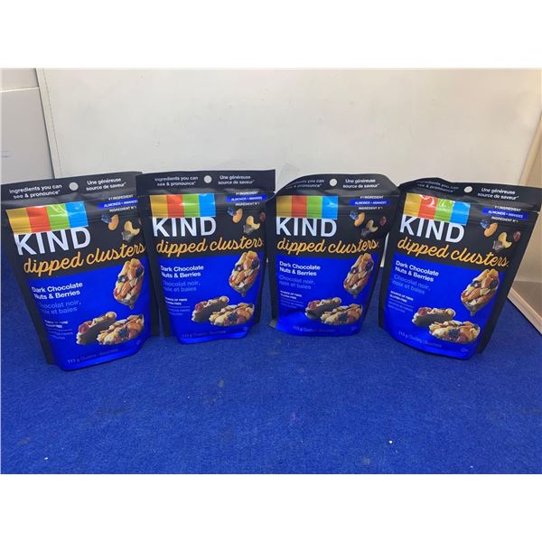 Kind Dipped Clusters-Dark Chocolate Nuts & Berries (113g x 4)