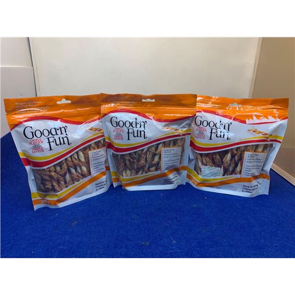 Good n' Fun Chicken Wrapped Dog Treats (3 x 245g)