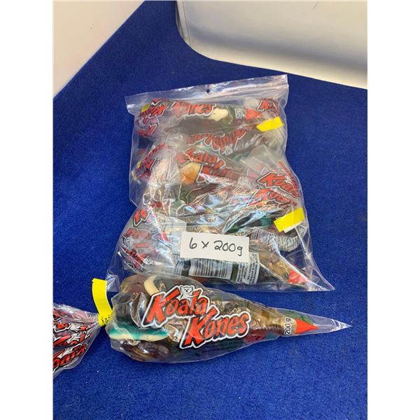 Lot of Koala Kones Candy (6 x 200g)