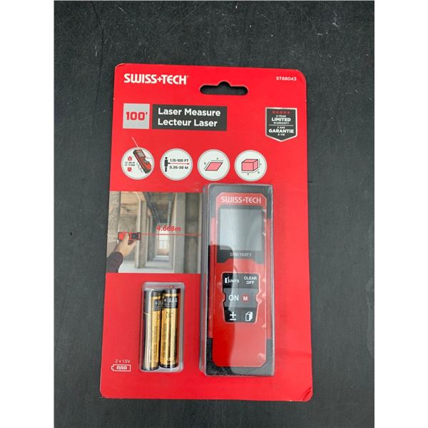 Swiss-Tech Laser Measure (100ft)