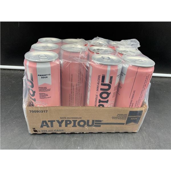 Atypique Amaretto Sour Non Alcoholic Beverage (11 x 355ml)