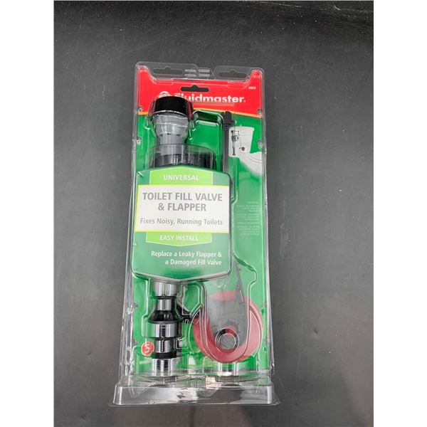 Fluidmaster Universal Toilet Fill Valve & Flapper