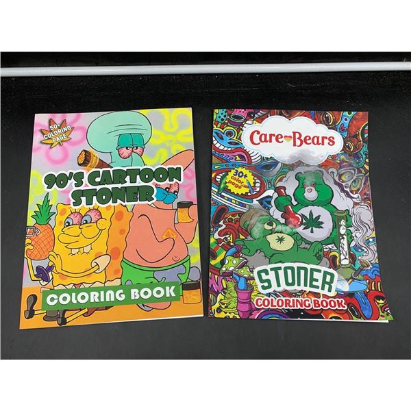 Lot of 2 Adult Colouring Books