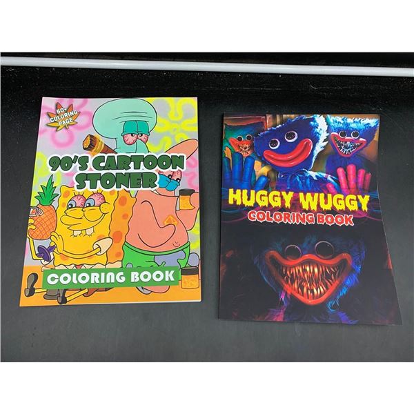 Lot of 2 Adult Colouring Books