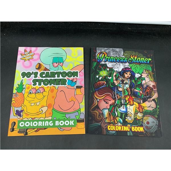 Lot of 2 Adult Colouring Books