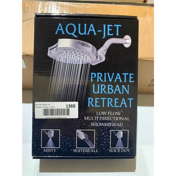 Aqua-Jet Private Urban Retreat Mulit Directional Shower Head
