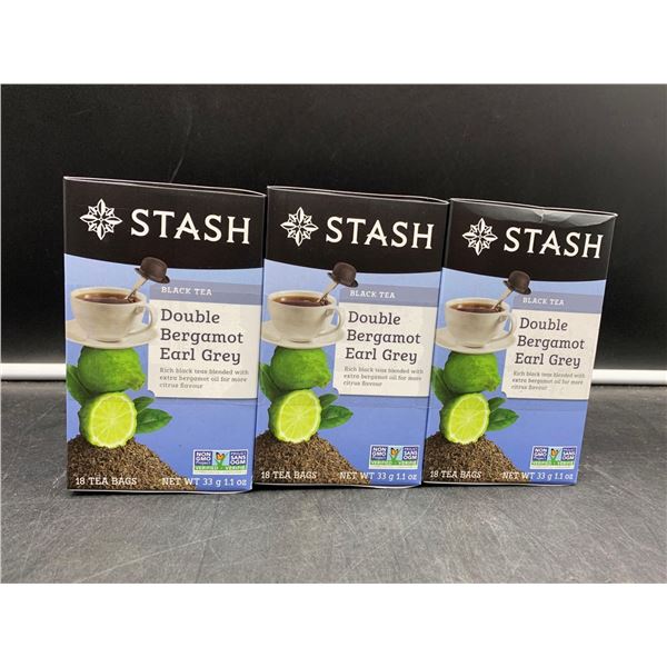 Stash Black Tea-Double Bergamot Earl Grey (3 x 18)